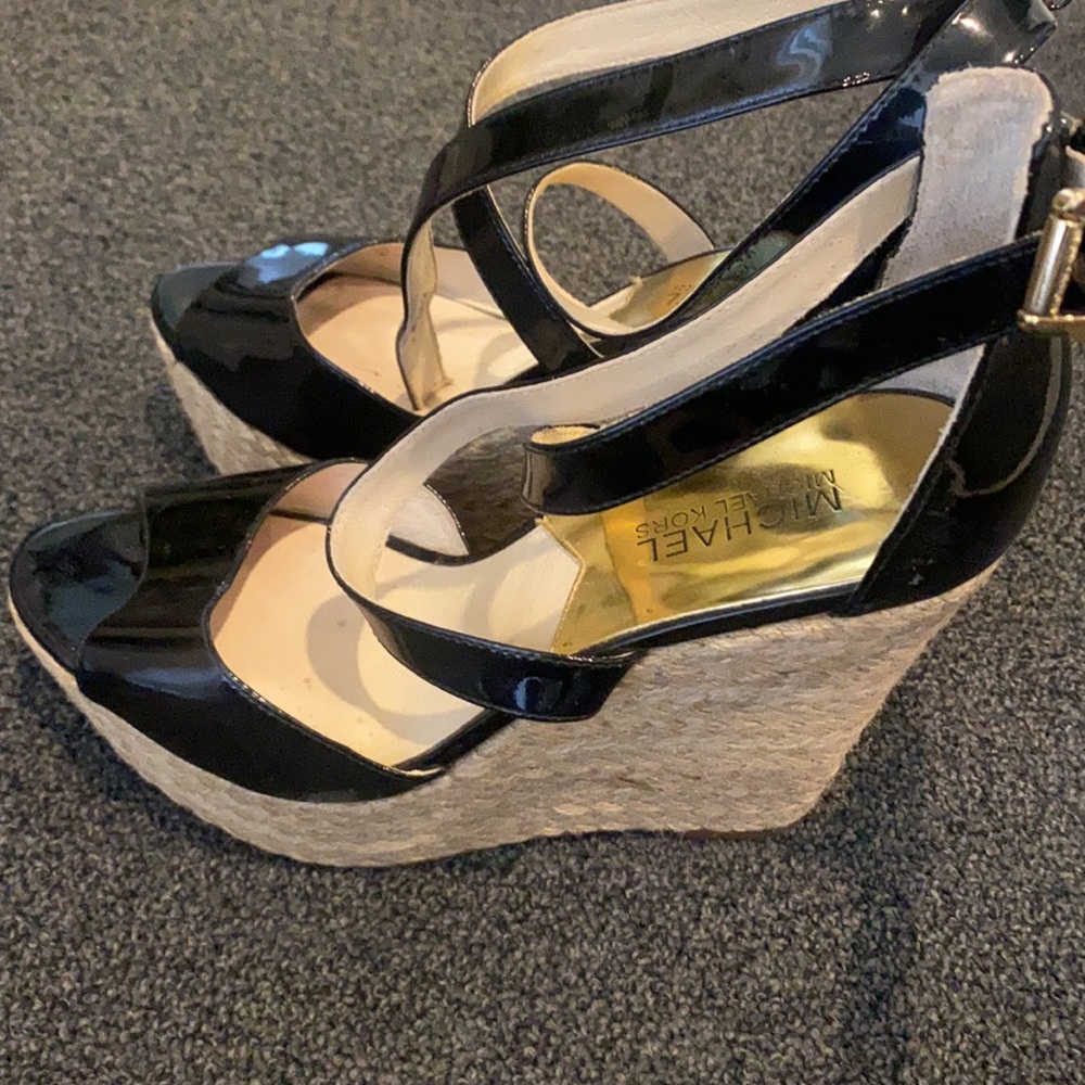 Mk Strapped Wedges - image 4